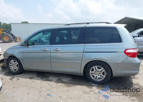 2007 Honda Odyssey Ex из США, поврежденный, VIN 5FNRL384X7B088588
